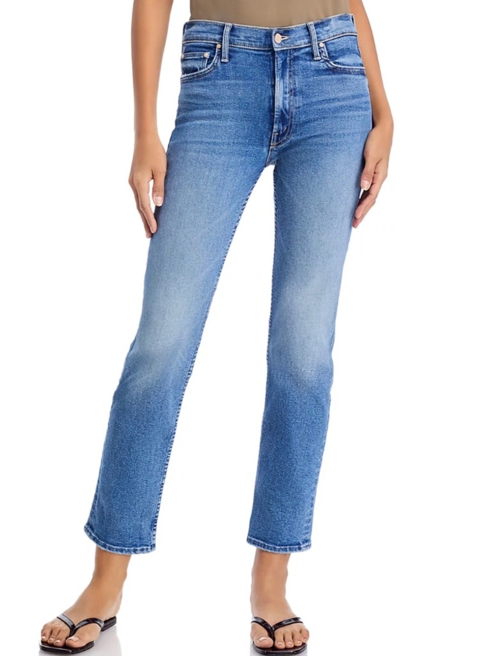 Mother The Mid Rise Rider Hover Jeans Swing And A Miss 25